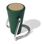 TCHIN | bottle green - bronze