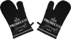 Ovenwanten Wijn Prosecco Zwart