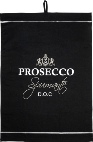Theedoek Wijn Prosecco &ndash; Set van 3 (50 &times; 70 cm)
