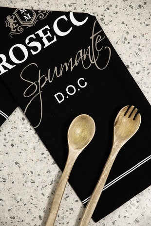 Theedoek Wijn Prosecco &ndash; Set van 3 (50 &times; 70 cm)