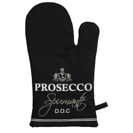 Ovenwanten Wijn Prosecco Zwart