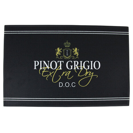 Deurmat Wijn Pinot Grigio Zwart