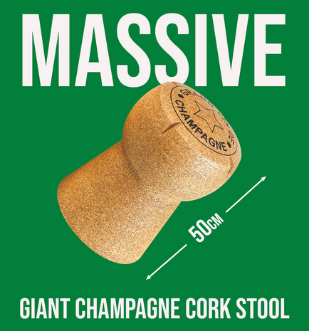 Giant Champagne Cork Stool