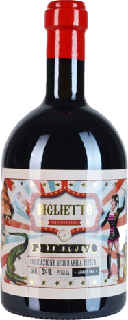 Biglietto Primitivo Puglia Indicazione Geografica Tipica | StraItalian